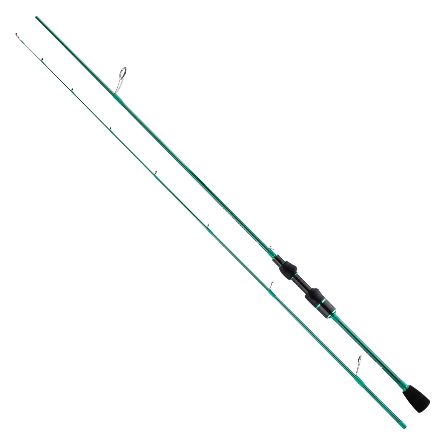 BERRYPRO Ultralight Spinning Fishing Rod, Travel Spinning Rod with Solid Carbon