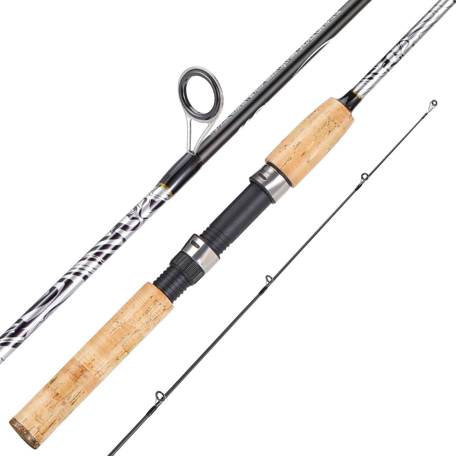 7’6″ Spinning & Casting Rod – Strong Carbon-Glass Composite for Bass & Trout