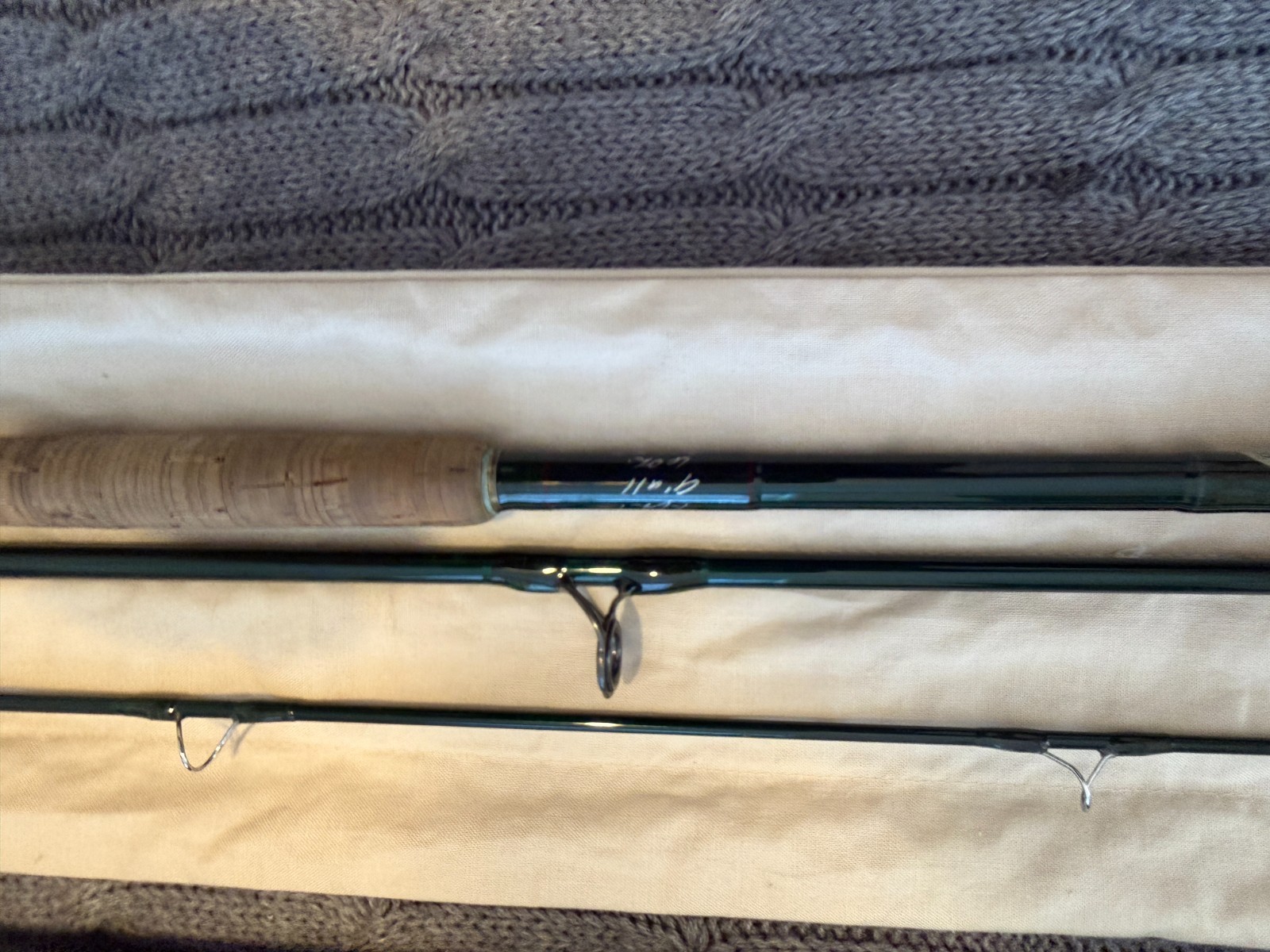 Winston XDLT 9ft 11wt Fly Rod 3pc Very Good Condition Serial 51653 Tube Sock