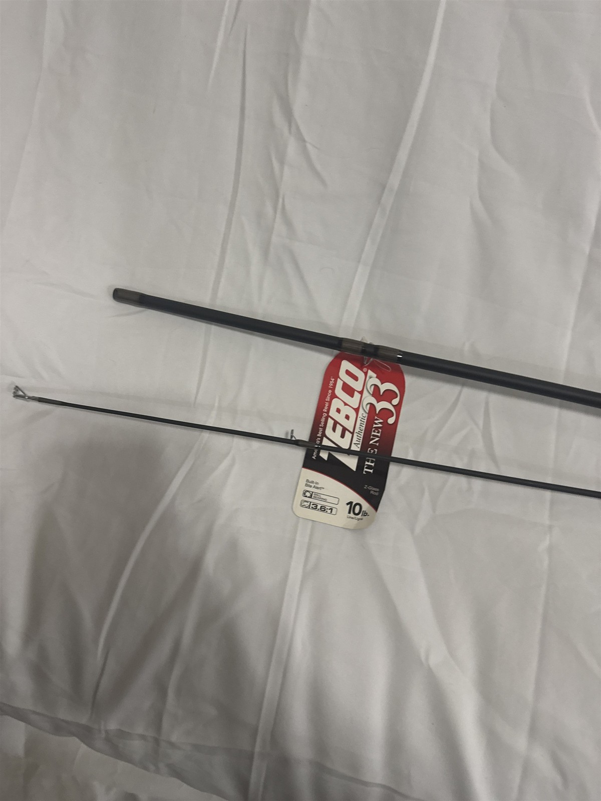 Zebco Authentic The New 33 10Lb Line Fishing Reel 33602M,10C,NS4 Fishing Rod
