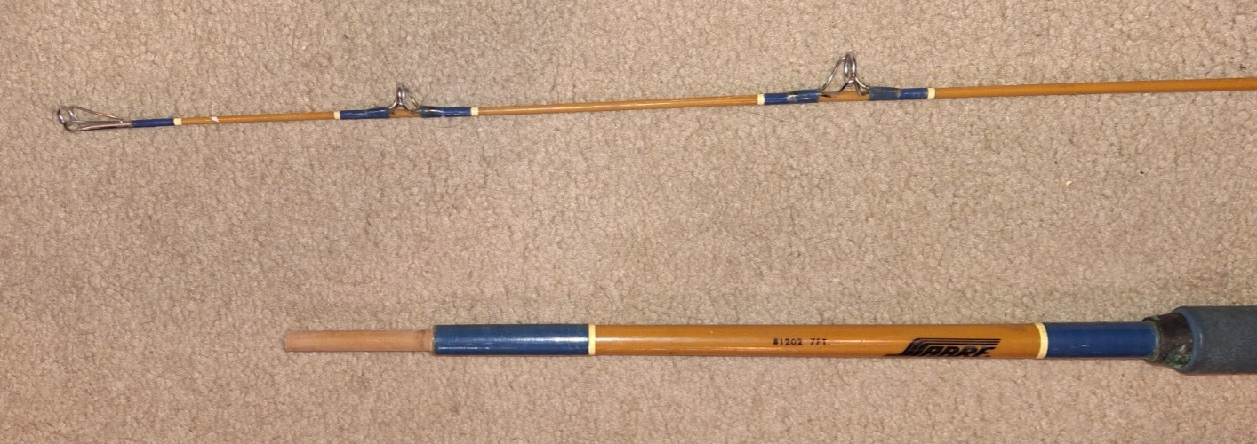 VINTAGE SABRE GOLDEN 7″ 2-PIECE FISHING ROD, #1202