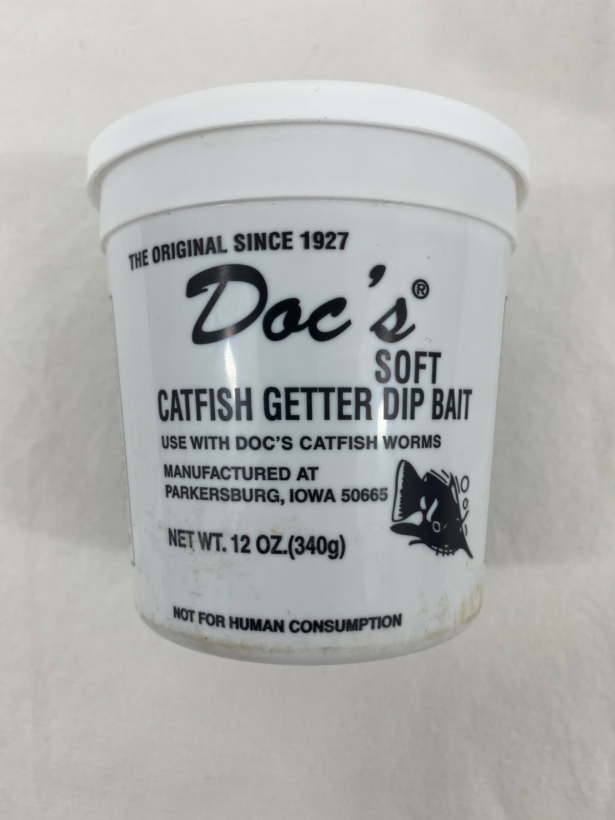 1 CASE DOCS SOFT CATFISH GETTER DIP BAIT BLOOD RECIPE 12-12 OZ TUBS