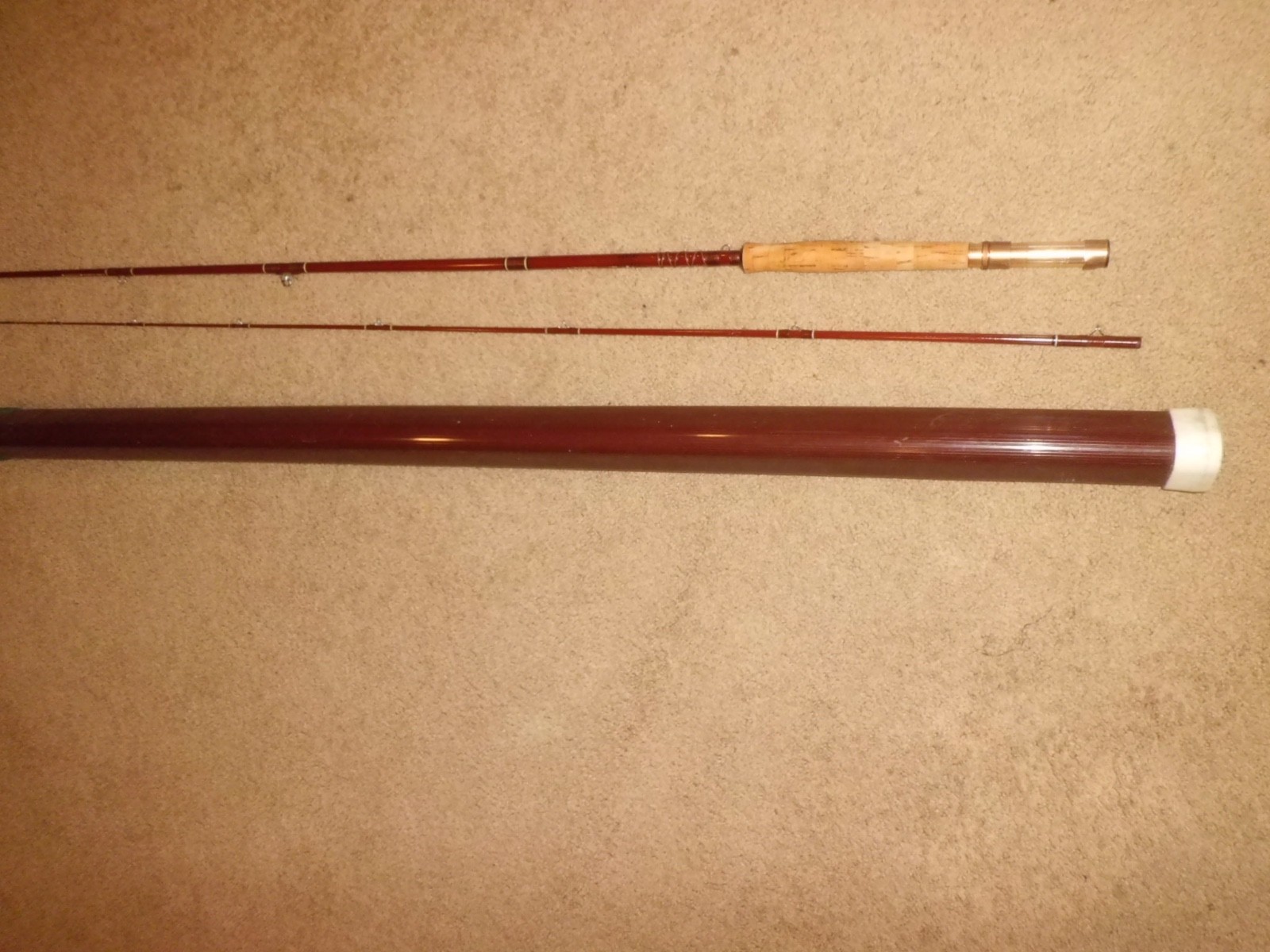 Vintage FENWICK Feralite FF80 Fly 8′ Rod made in USA- 7-8 fly line #F47527