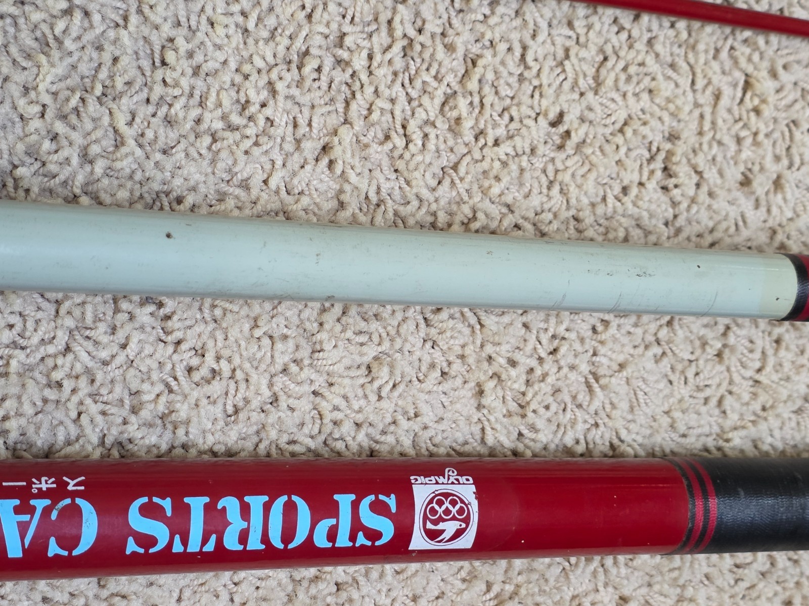 Olympic Sports Casting 14 Surf Fishing Rod 3 Pc 14′ Folding Line Guides Japan