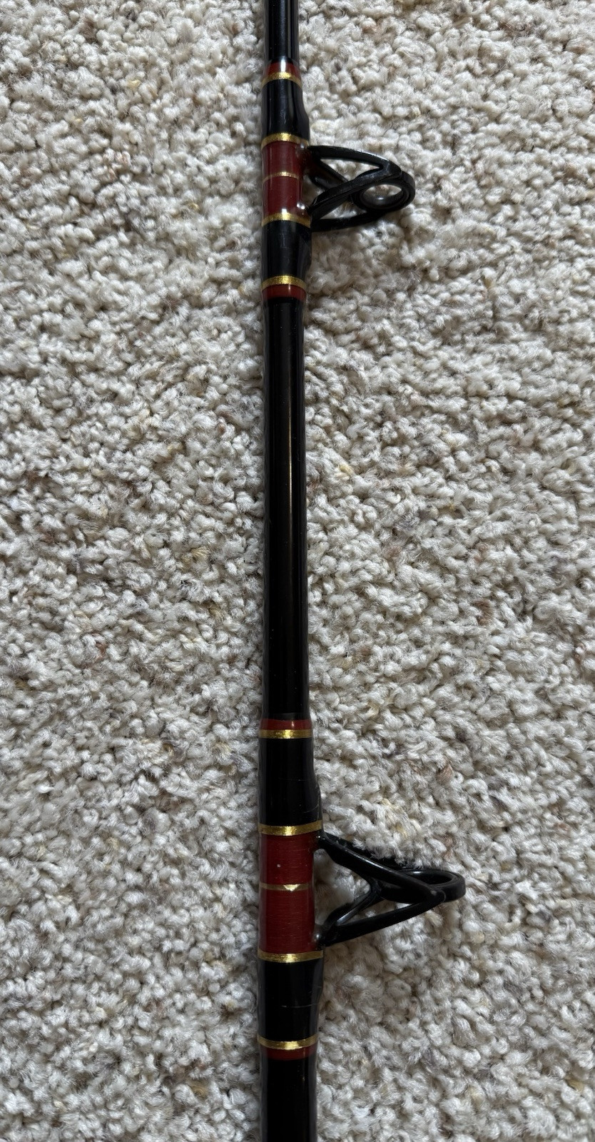 Vintage Fenwick 6’-6” Seahawk Offshore SO~6465HC 30-80 Lb Test Line Fishing Rod
