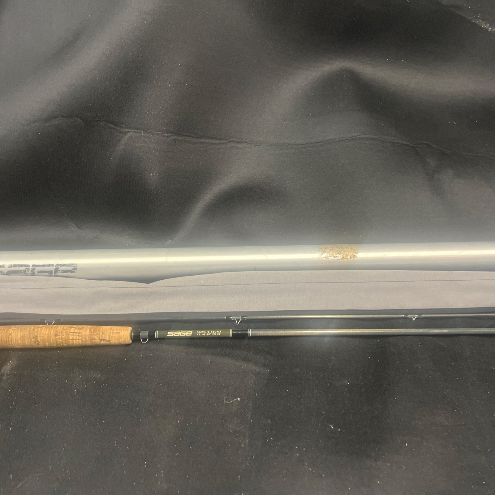 Sage 580 MA Graphite8′ 5wt-3 1/4 oz 2-Piece Vintage Rod- Rare Find