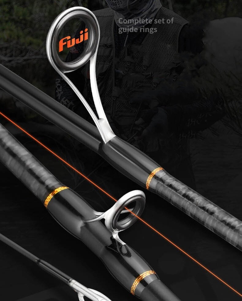 Fishing Rod 5ft/5.5ft/6ft Casting Spinning Rod Carbon Fiber Rod 2 Sections Pole