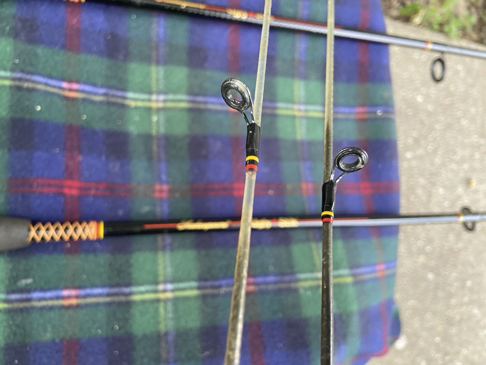 PAIR OF SHAKESPEARE UGLY STIK SPL 1100 6’6″ MED. ACTION 2 PIECE SPINNING RODS