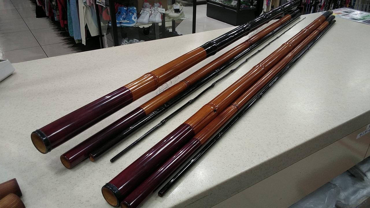Ayu Fishing Rod 7.5m (29.5in) with Spare Tip, 7 Sections, Bag Included