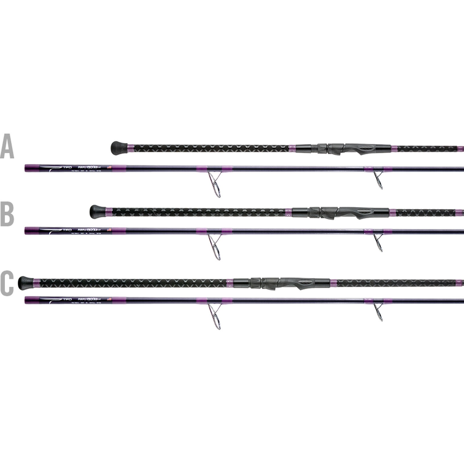 TFO Purple Haze 10ft6in M 2pc Spinning Rod (PHS-1064-2)