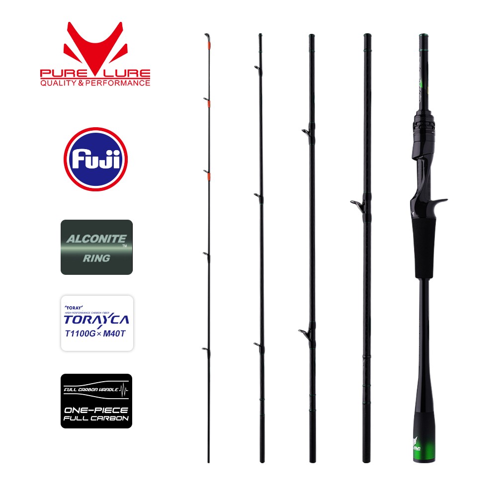 PURELURE ZERO Bottom Fishing Rock Shore Light Bait BFS Lure Rod Travel Portable