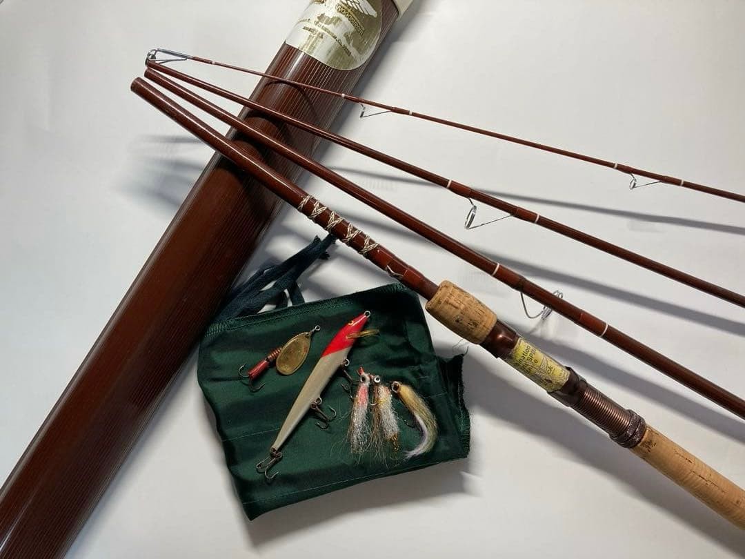 Fenwick SF744 7ft Glass Dual Wield Pack Rod Fly & Baitcast Used JDM