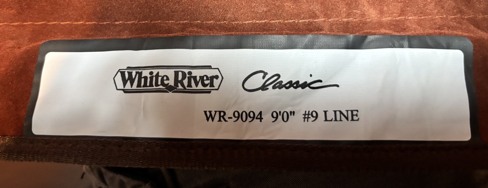White River Classic Fly Rod 9’ WR909-4 9wt W/Hard case.