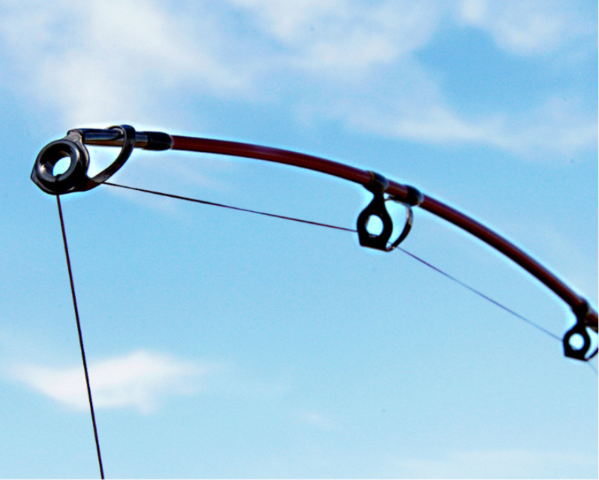 Boat Fishing Rod Travel Carbon Fiber Spinning Casting Rod 3 Section Sea Big Game