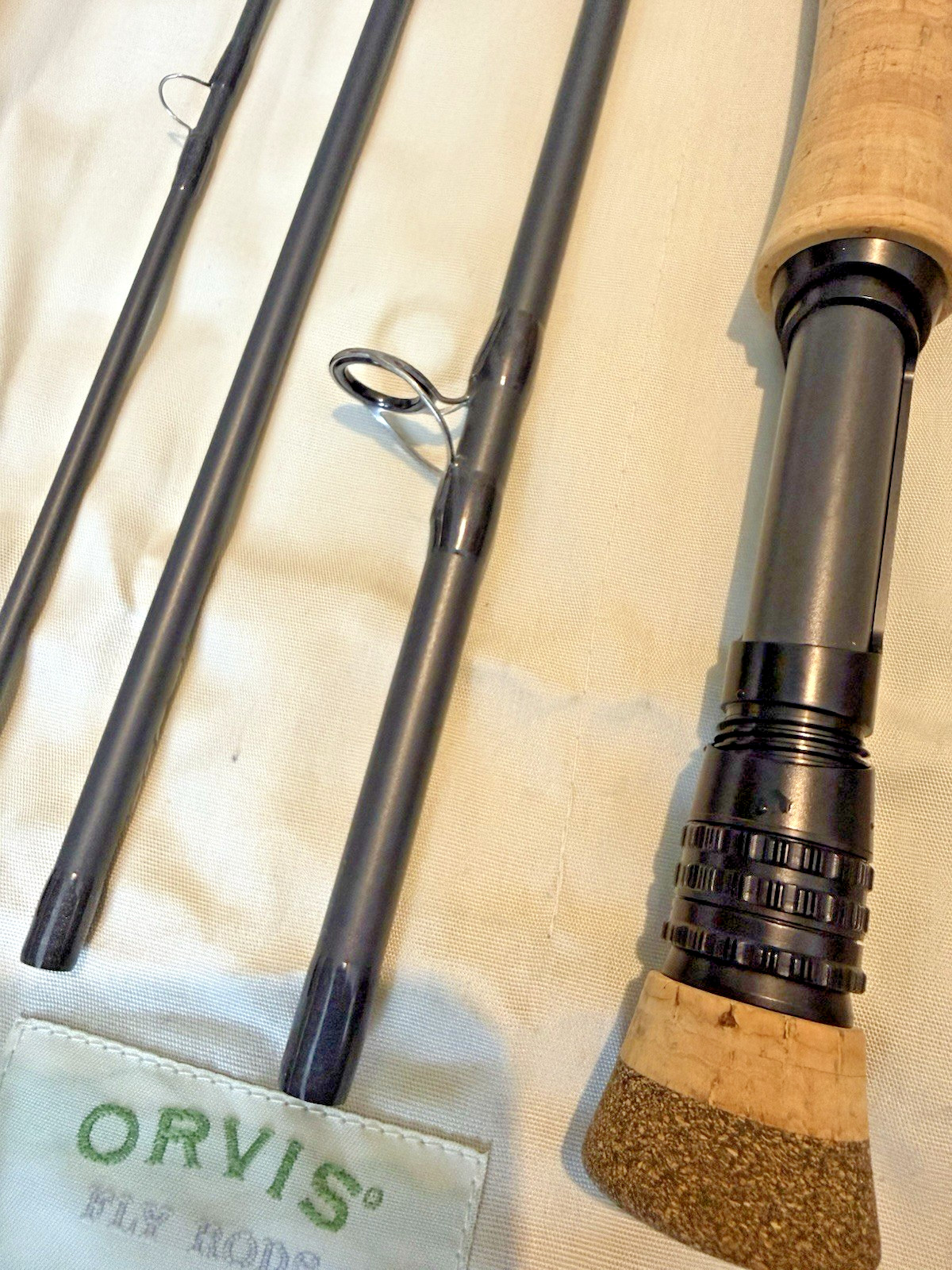 Orvis Helios 3F 9 Foot 6 Inch #6 4 Piece Trout Fly Rod with Bag & Travel Tube