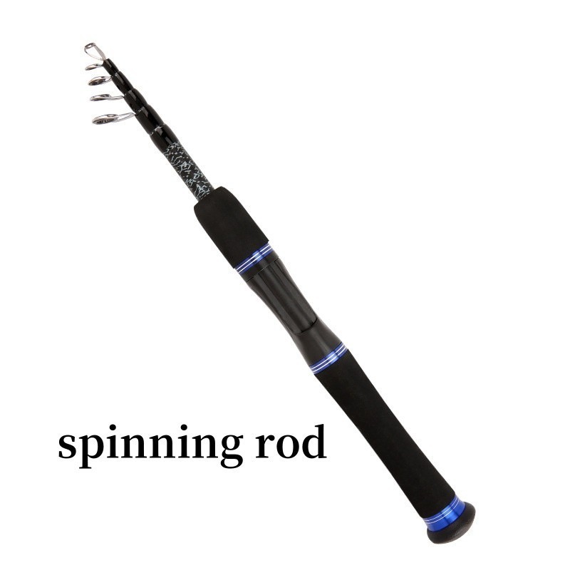 Telescopic Fishing Rod Carbon Fiber Ultra Light Spinning Fast Trout Stream Rods