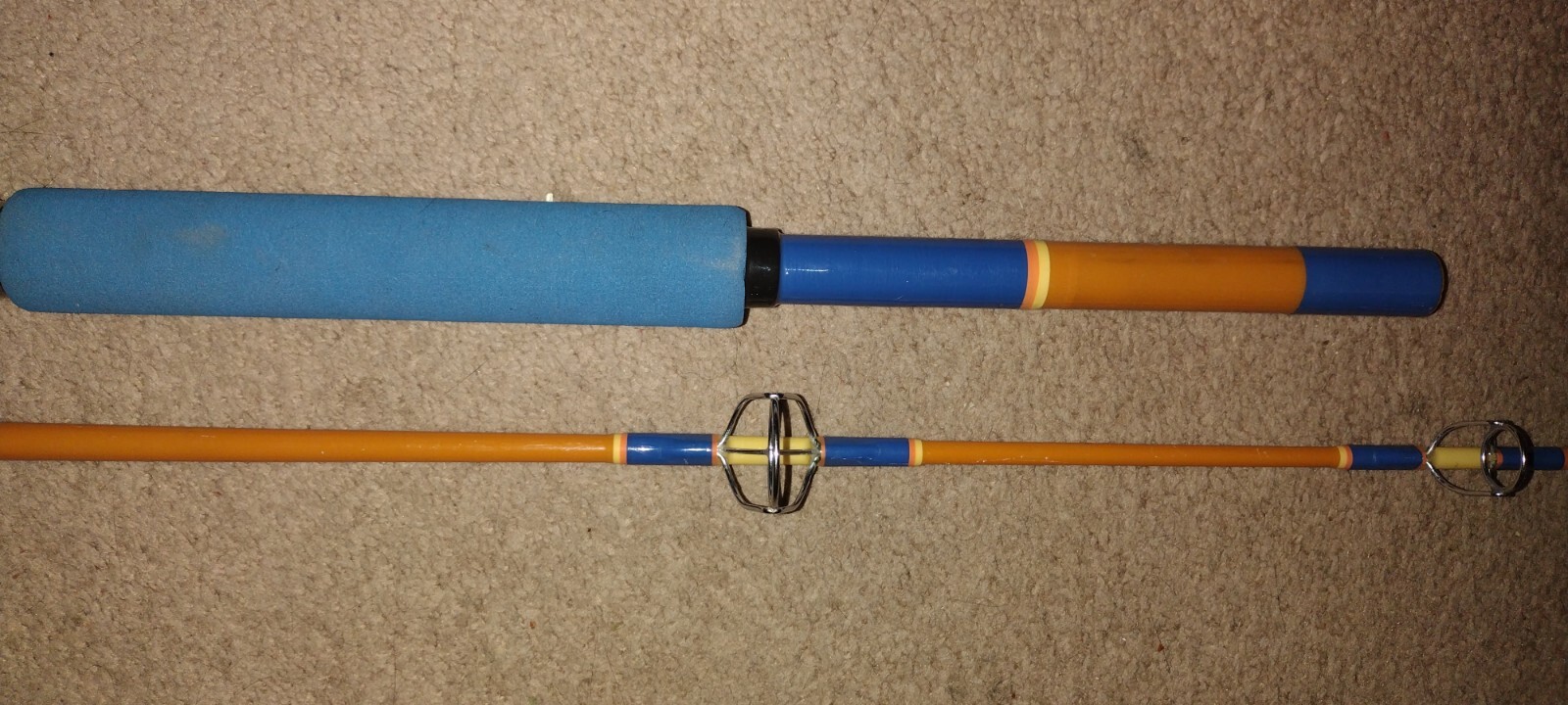 Kencor 610-70S 7’ Tenlew Magnaglas 12-40Lb Spinning Fishing Rod Made In USA RARE