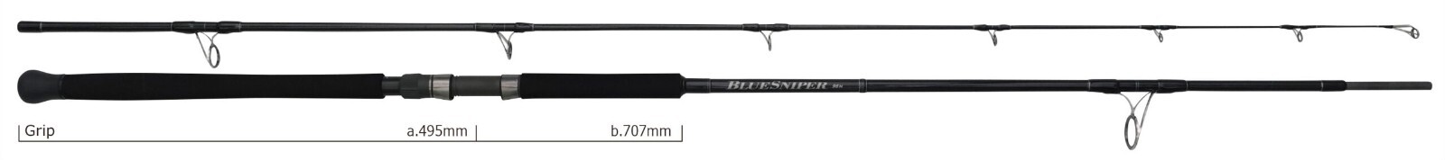YAMAGA Blanks 24 Blue Sniper 96H Spinning Rod Lure: Jig Max 150g Plug 60~120g