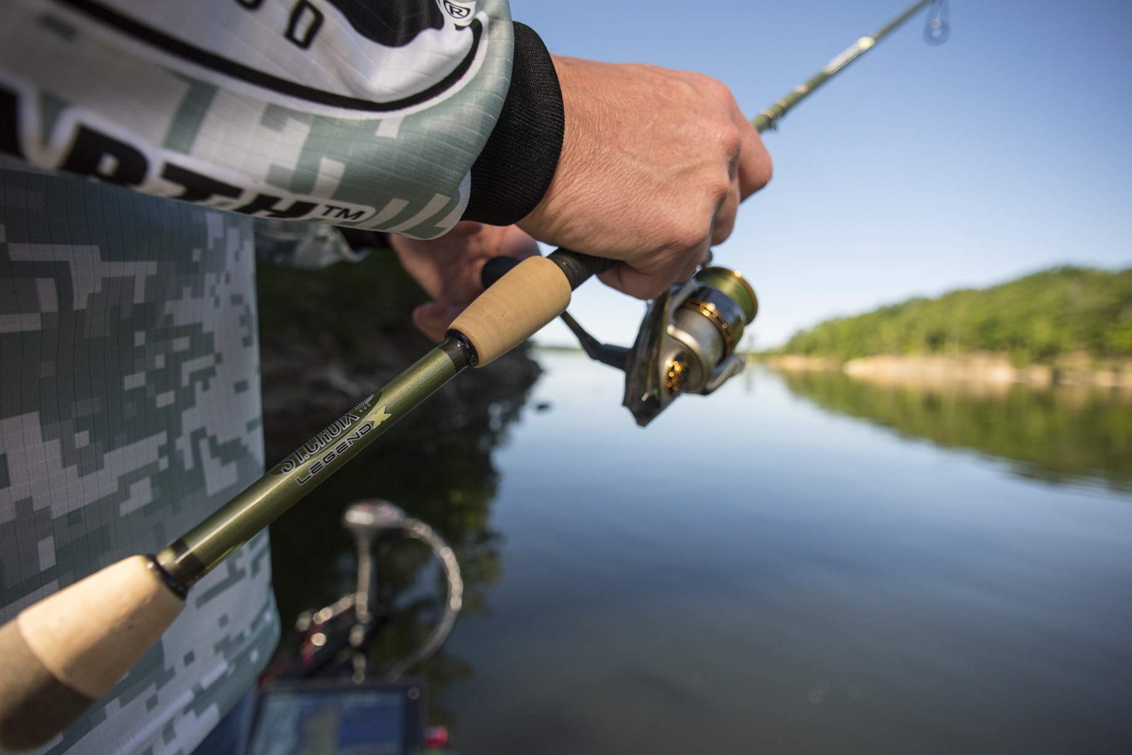 St. Croix Rods Legend X Spinning Rod, Black Coral