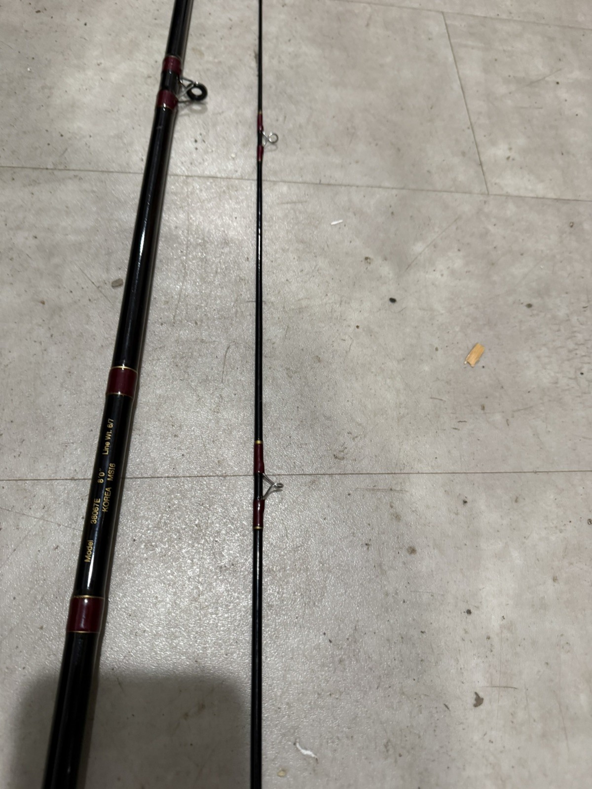 Martin Reel Company 8 Foot 2 Piece 6 /7 WT Fly Rod Model 38067E