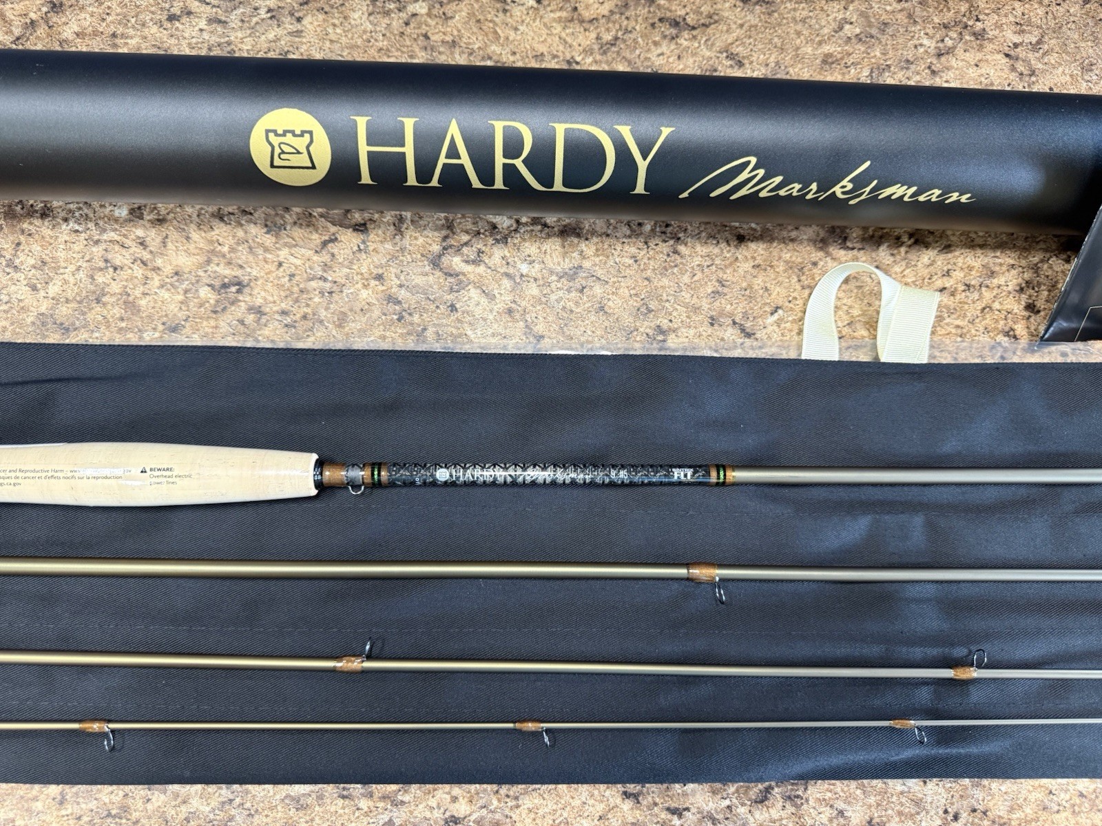 NEW Hardy Marksman SINTRIX FLT 9’ #5 Wt. 4 pc. Fly Fishing Rod Medium Fast! NEW!
