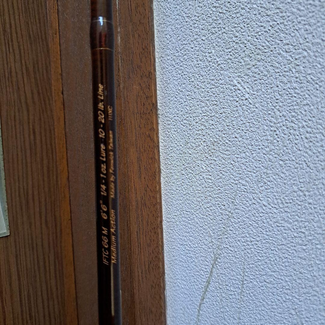Fenwick Iron Feather IFTC 66M Old Fishing Rod, Crack in guide thread