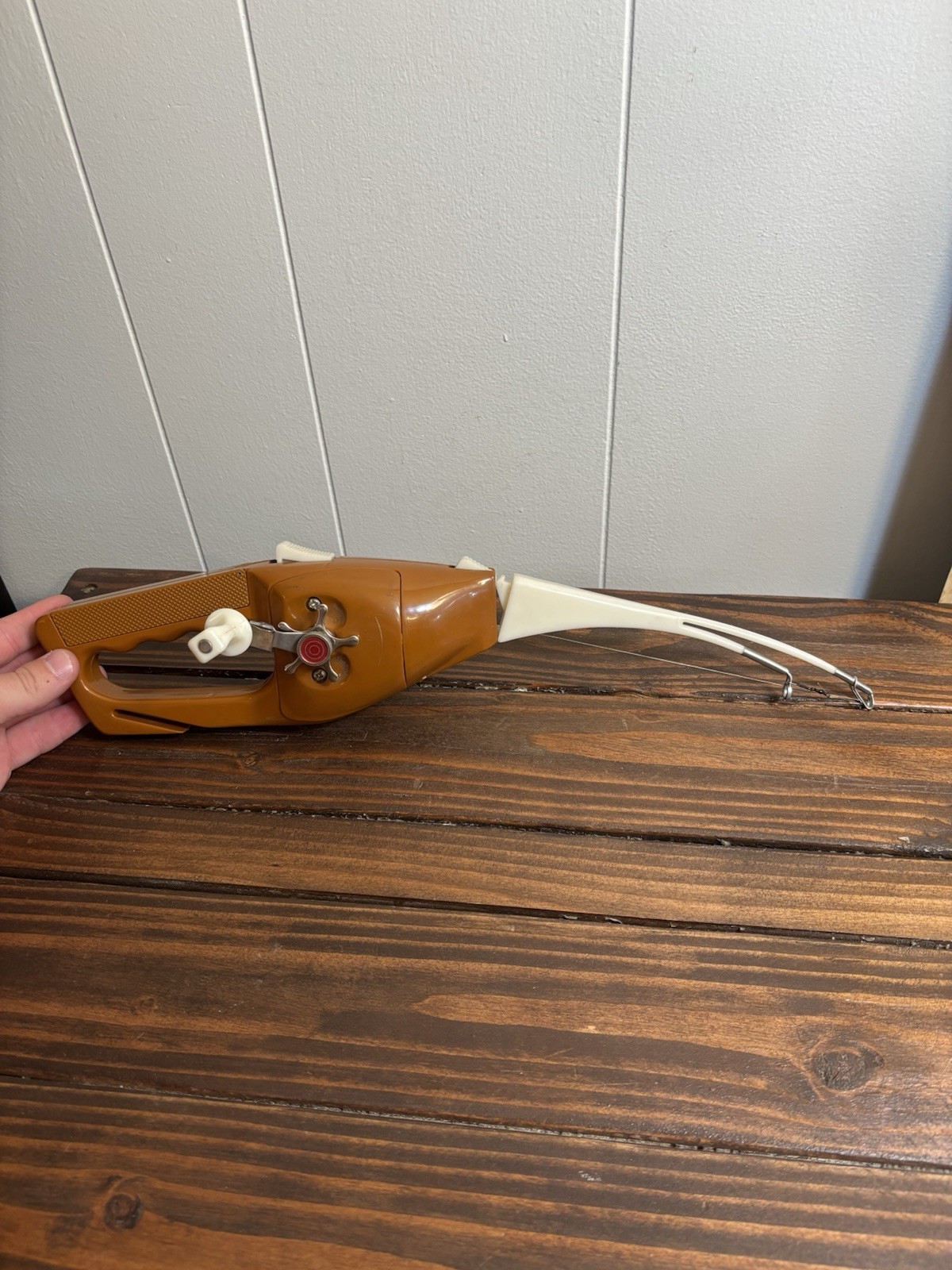 Vintage 1970s Popeil Pocket Fisherman by Ronco Folding Rod & Reel Compact Outfit