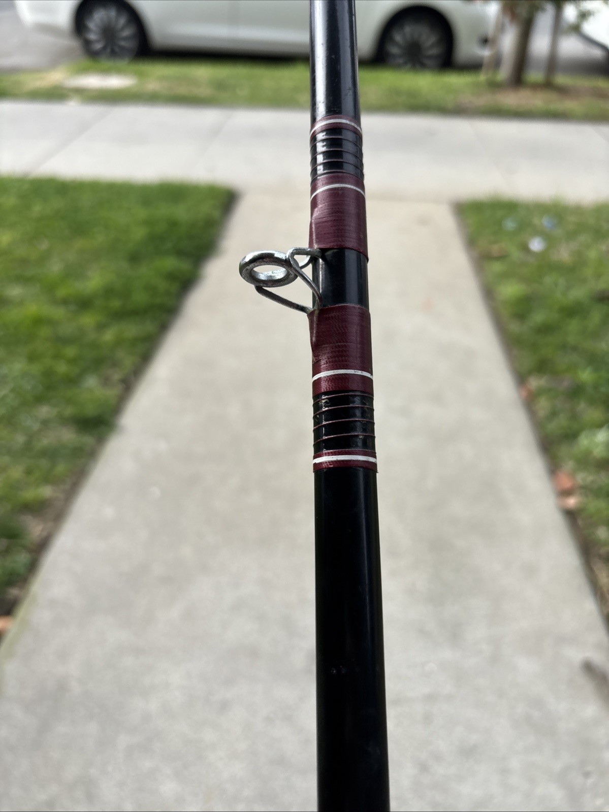 VTG GARCIA CONOLON Fishing Rod 2899-D 6’5” Heavy Action 30-80LB USA Wood Handle