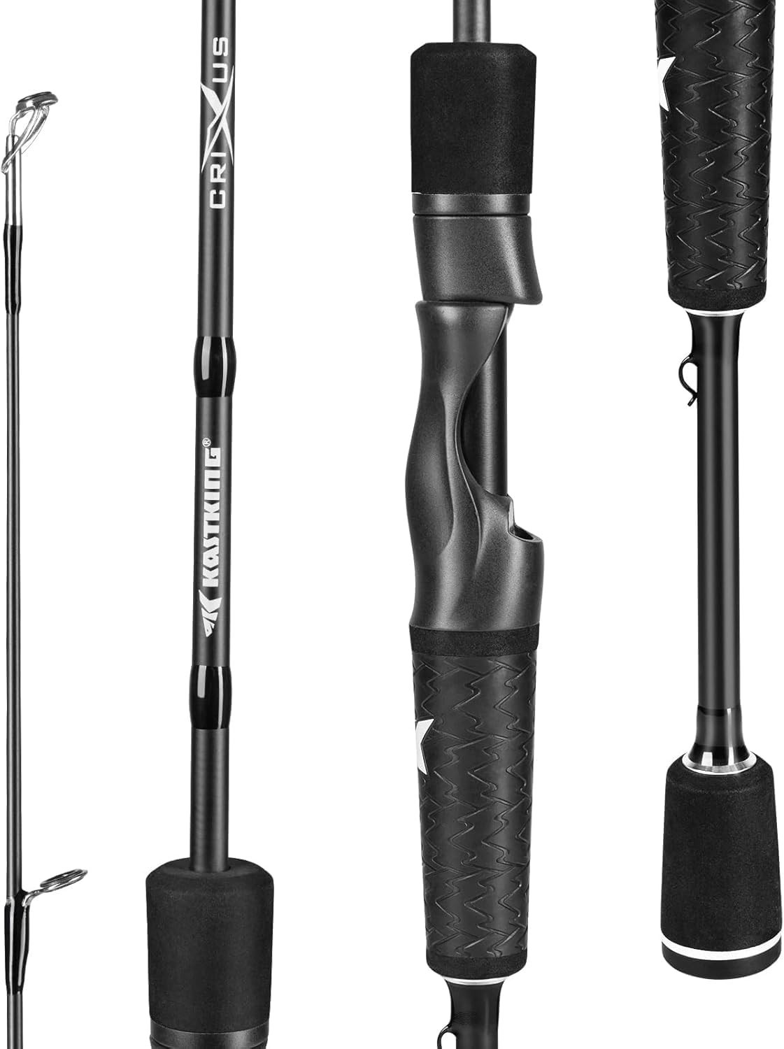 Top-Performance Crixus Graphite Fishing Rod – 7’0″ Split Grip & Stainless Guides