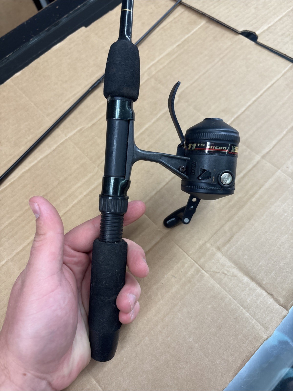 Zebco Micro MZS 46UL Ultra Light 4’6” 2 Piece Fishing Rod