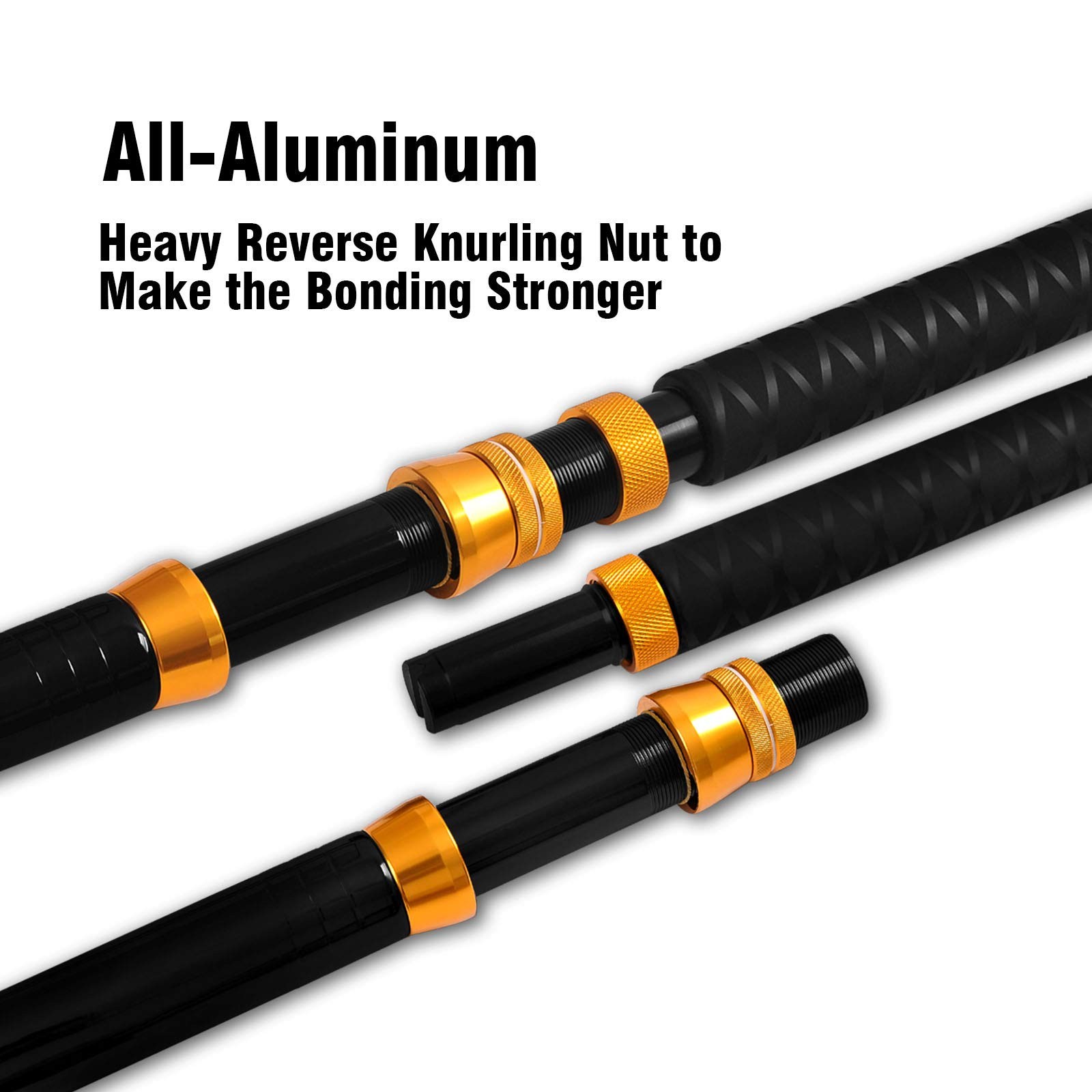 Bent Butt Fishing Rod 2-Piece Saltwater Offshore Trolling Rod Big Game Roller
