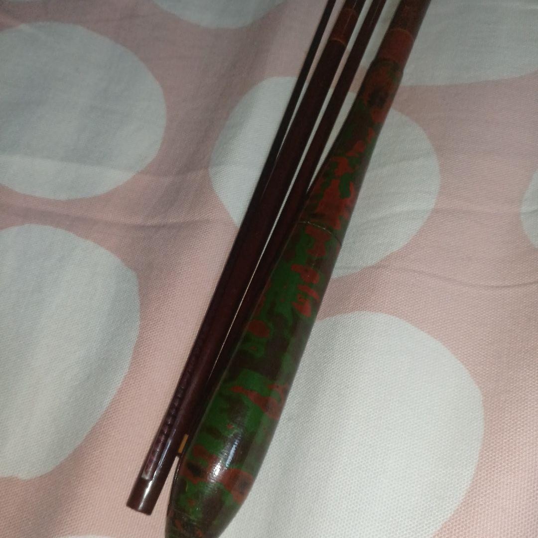 Herabuna Bamboo Fishing Rod 9 Shaku Ultra-soft Replace Carbon Tip Used