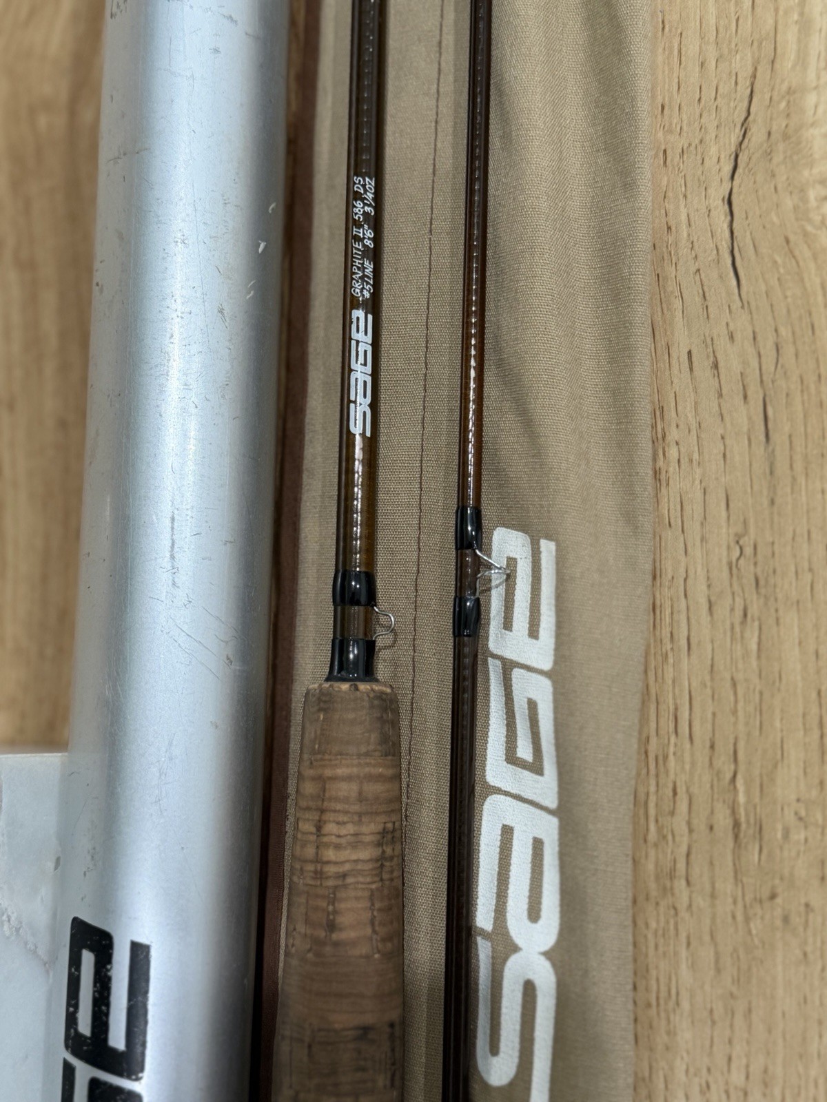 vintage Sage Graphite II GFL 586 DS fly fishing rod