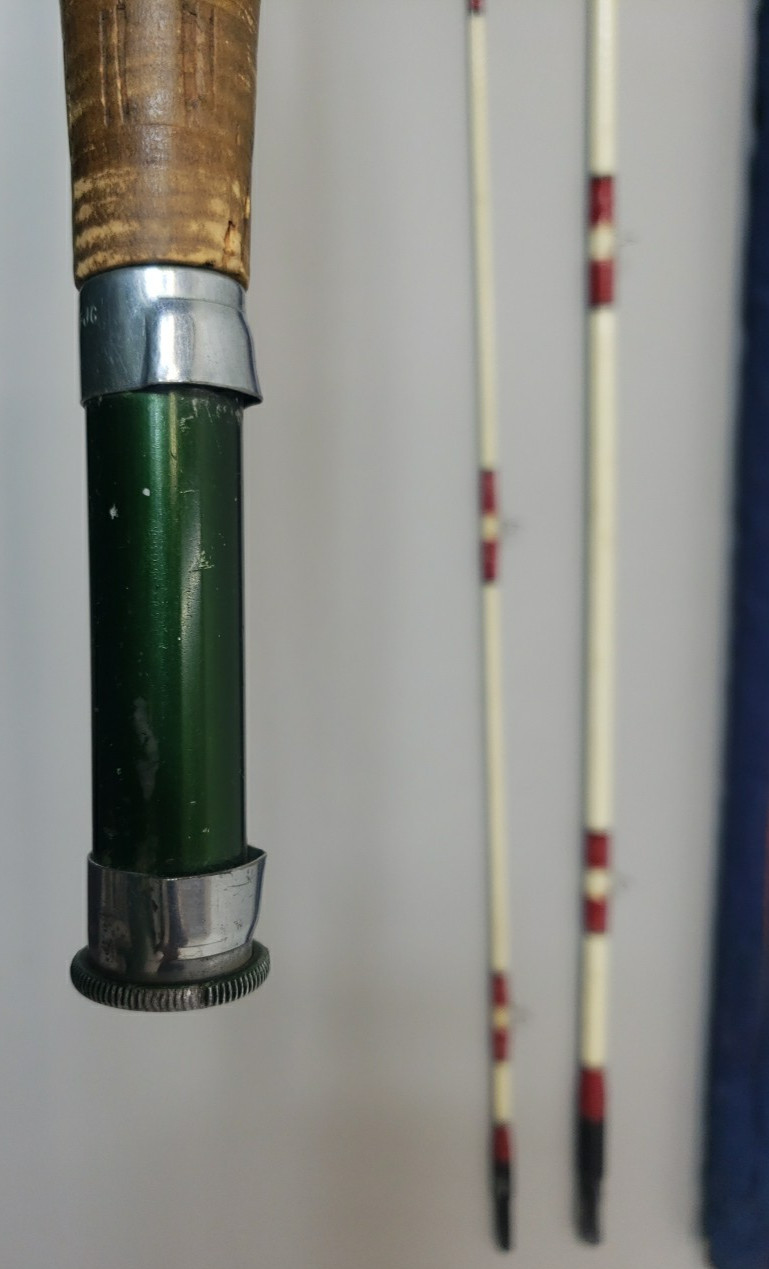 Vintage Shakespeare Wonderod Fly Fishing Rod Howald #1380T-FJC 8’6″ w/ case