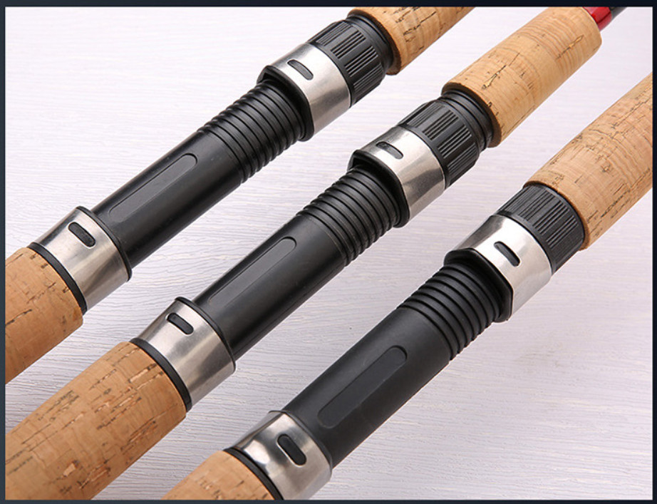 Trout Fishing Rod 1.65m 1.8m Portable Ultra Light Solid Tip Carbon Spinning Pole