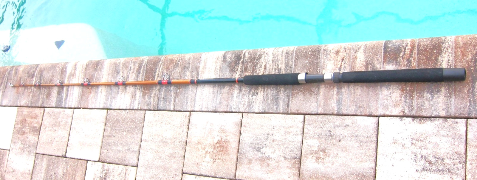 Vintage SABRE BY PENN Big-Game Stand-Up Rod: 7′ 1/2″; 20-50lb – NICE USED COND!!