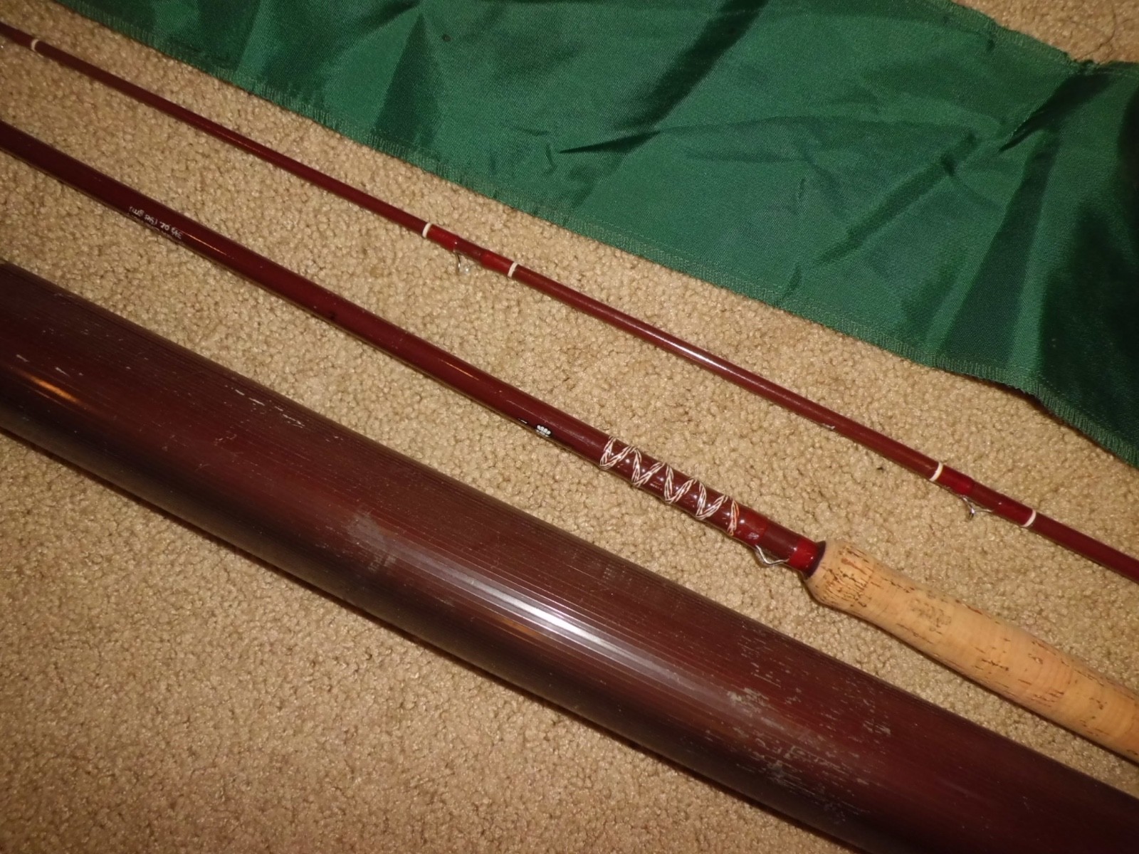 Vintage FENWICK Feralite FF857 Fly 8’6″ Rod made in USA- 7 wt