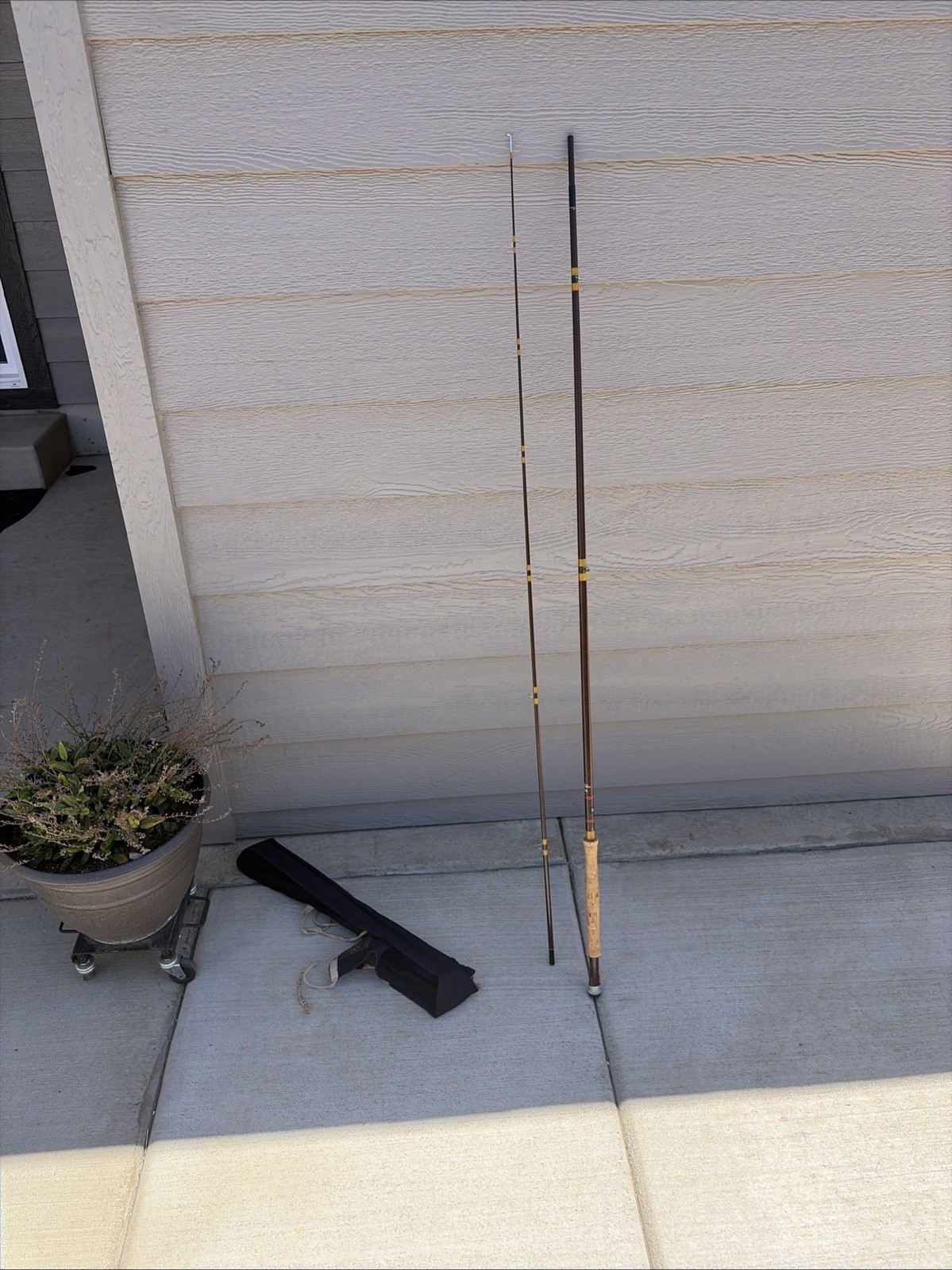 Vintage Hardy Richard Walker Superlite 9ft 3” 2 Piece 7/8 # Fly Rod
