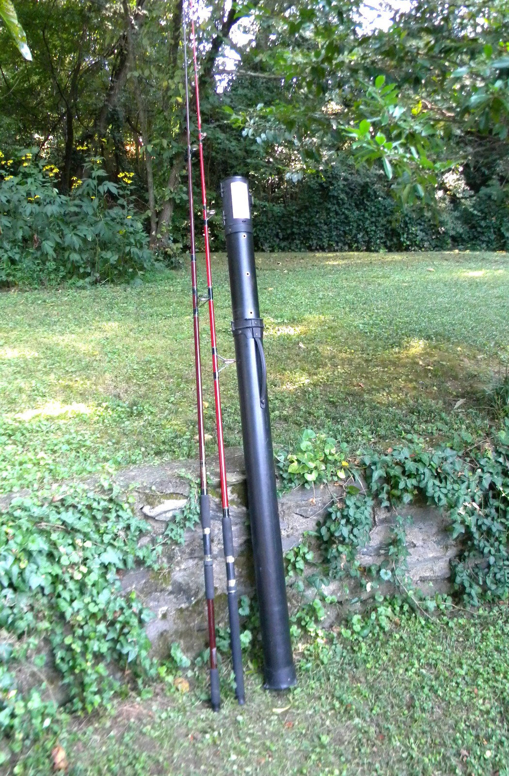 KwikStix #1506, 10′ & Diawa Apollo Gold, #1921H, 11′ with Phantom case.