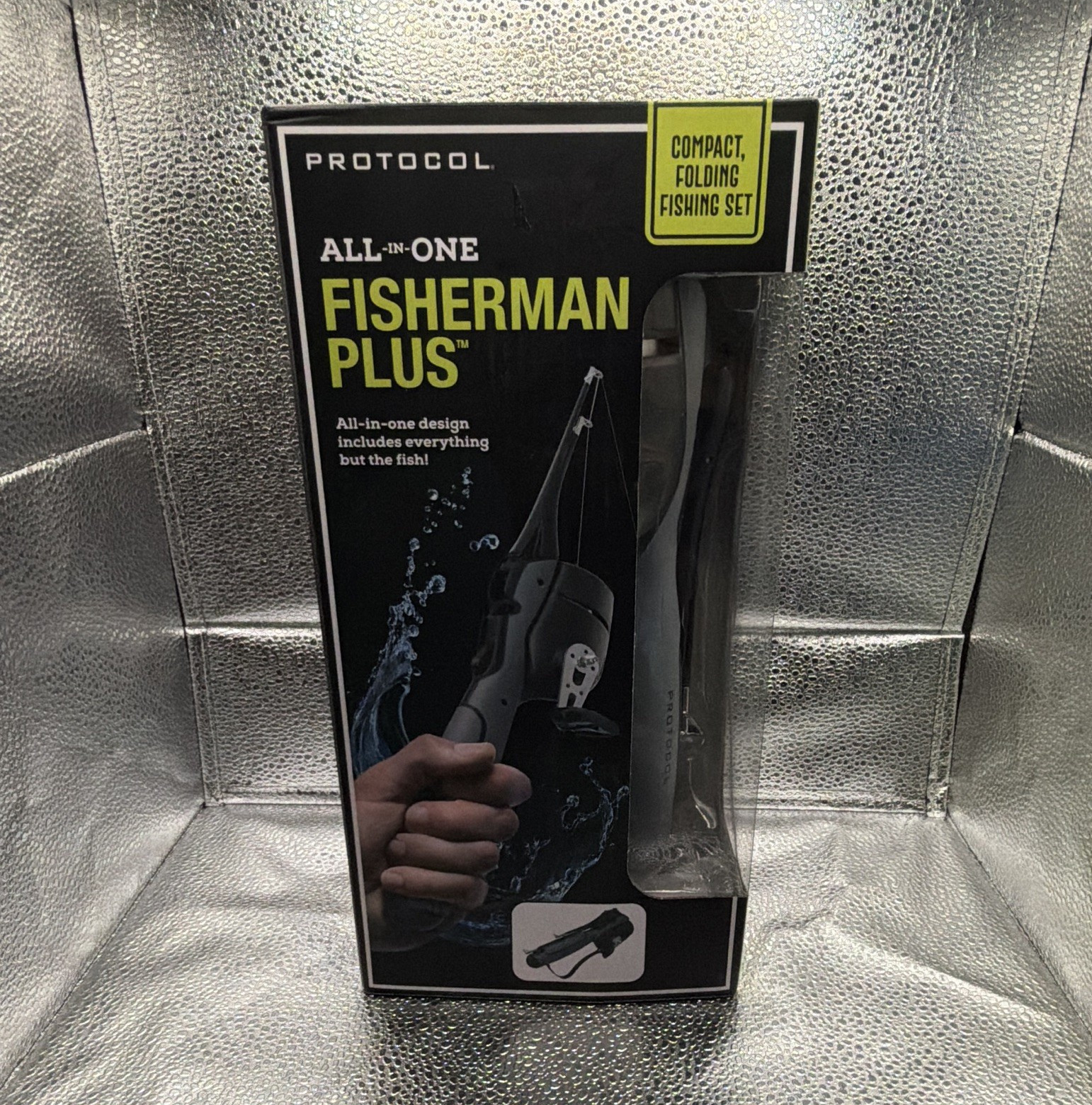 Protocol Fisherman Plus Compact Folding Collapsible All-in-One Spin Casting Kit