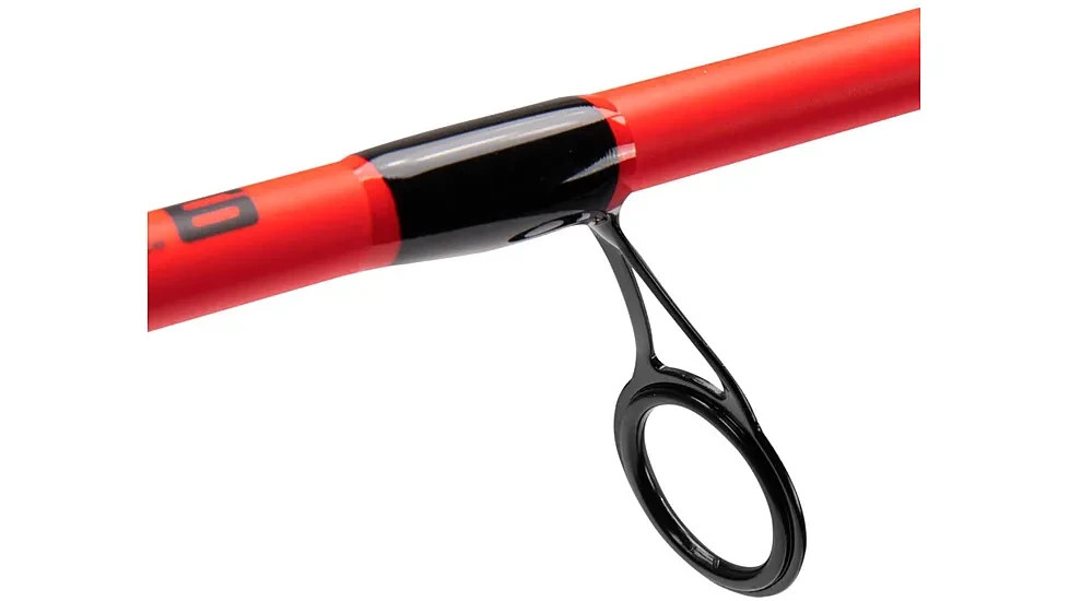 New Lew’s Mach Smash Red/Black Spinning Rod 7’2″ Medium Heavy Fast IM6 Graphite