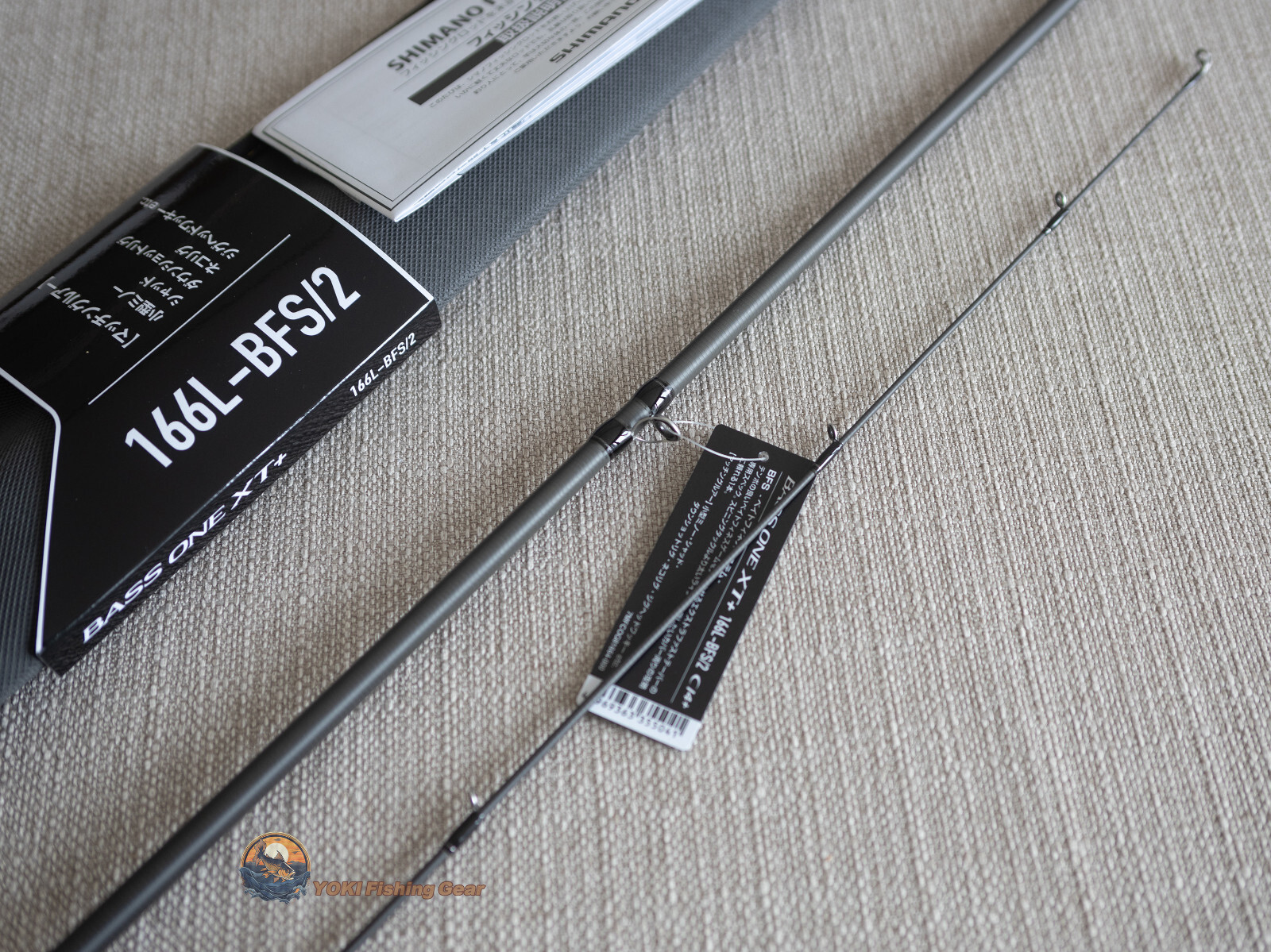 Watch Our ProductVideo-Shimano 23 BASSONE XT 166L-BFS/2 Baitcasting Rod for Bass