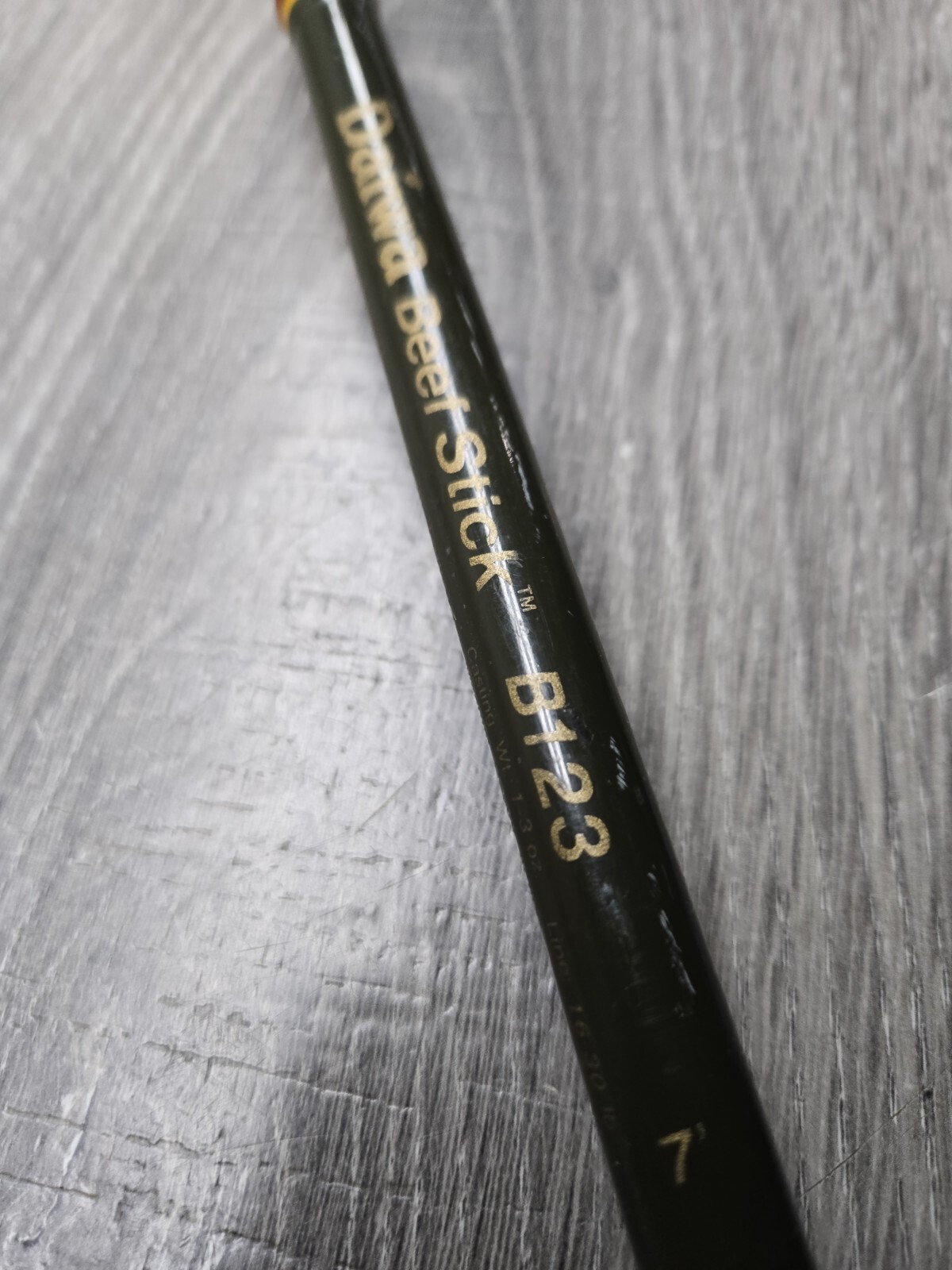Vtg 7′ Fishing Rod 16-30 Lb Line Daiwa Beefstick B123 1 Piece
