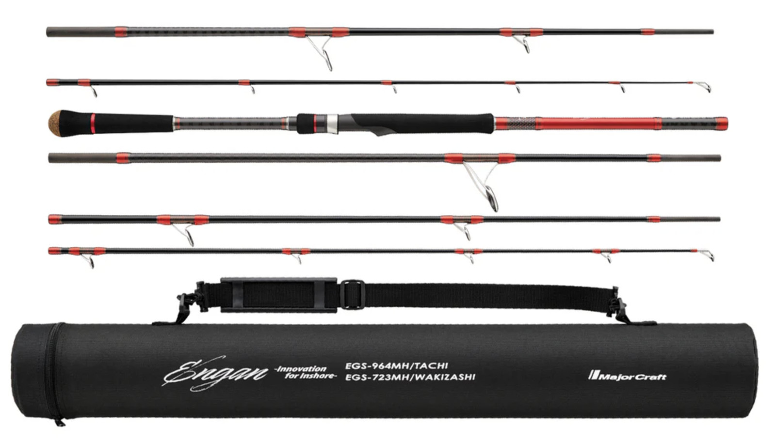 Major Craft EGS-723MH/964MH Engan Travel System 2 In 1 Spinning Rods