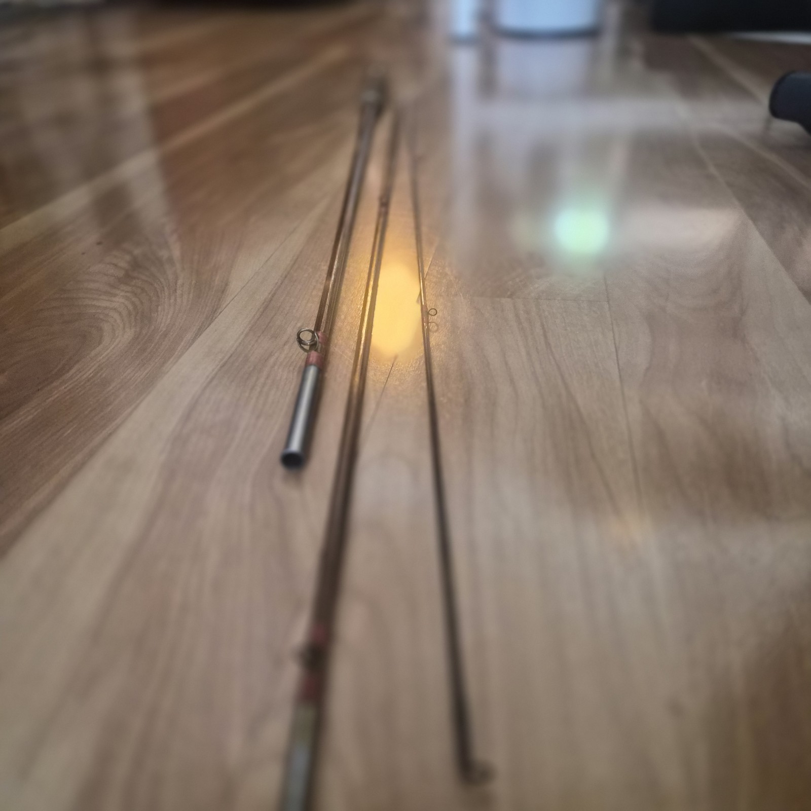 Vintage Shakespeare Bamboo 3-Piece Fly Rod w/ Tube