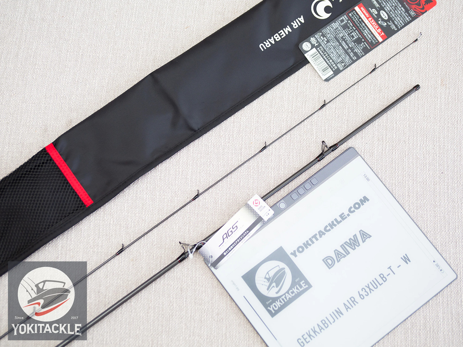 Daiwa GEKKABIJIN AIR 63XULB-T – W Baitcasting Rod Shipping From JAPAN