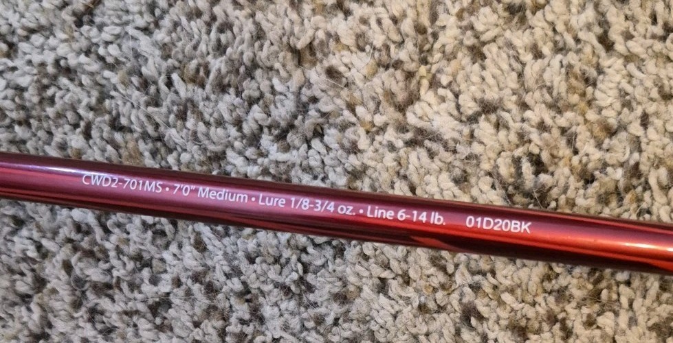 Berkley Cherrywood Spinning Fishing Rod – 7′ Cork Handle