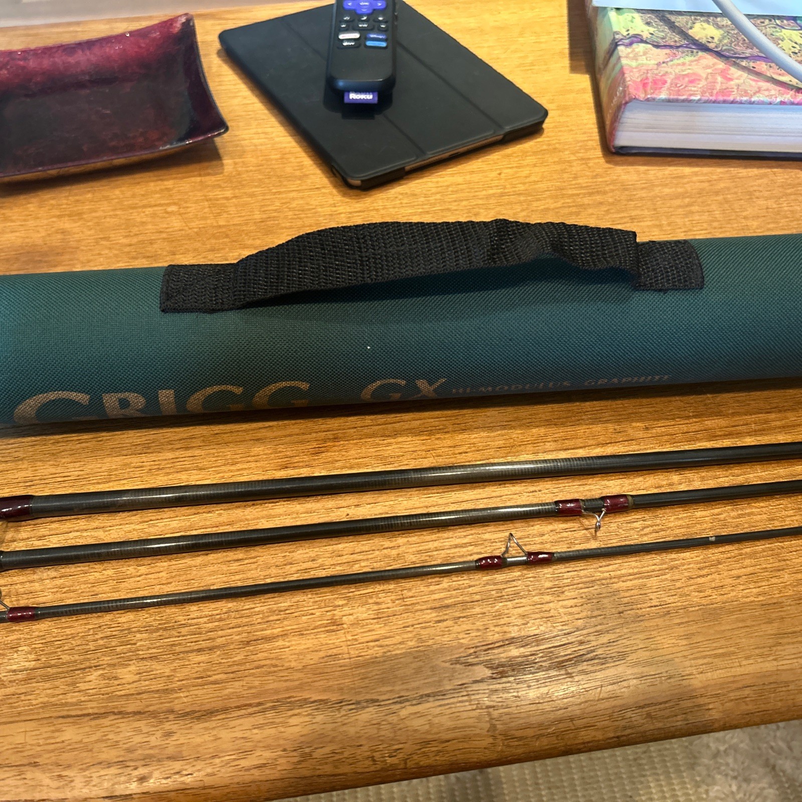 W.W. Grigg Custom Made GX904-5 9′ 5 wt Line 4 Pc Fly Rod w/Case