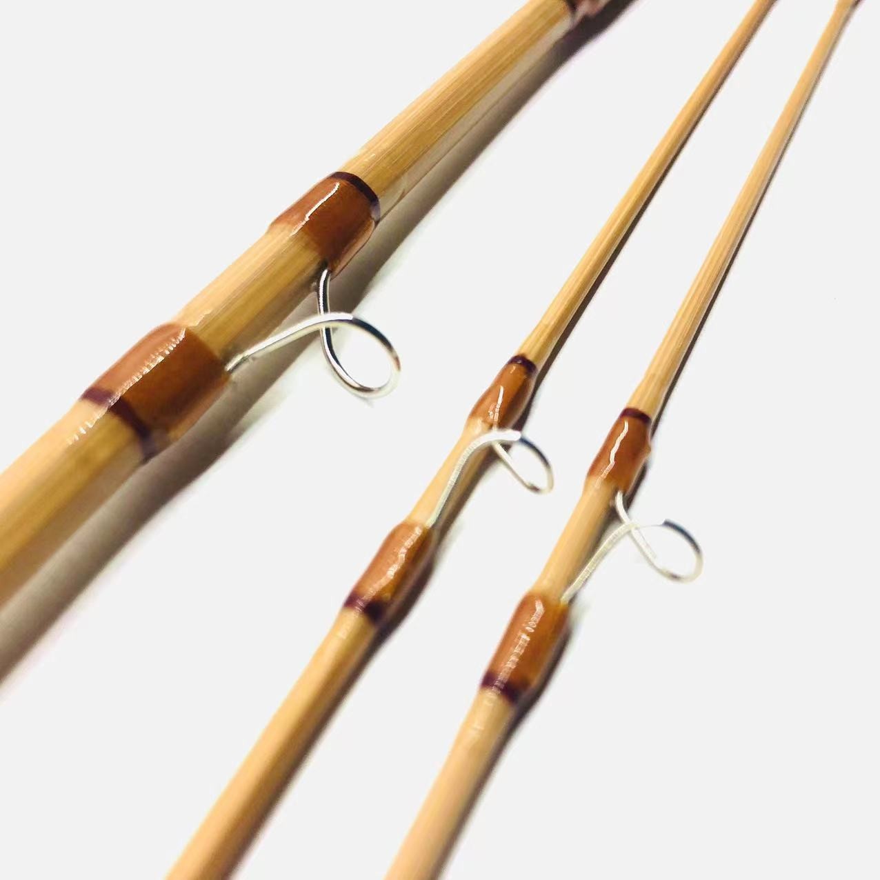 Handmade Bamboo Fly Rods 7’6″5 wt/Vintage Cane Fly Fishing Rods Green Product
