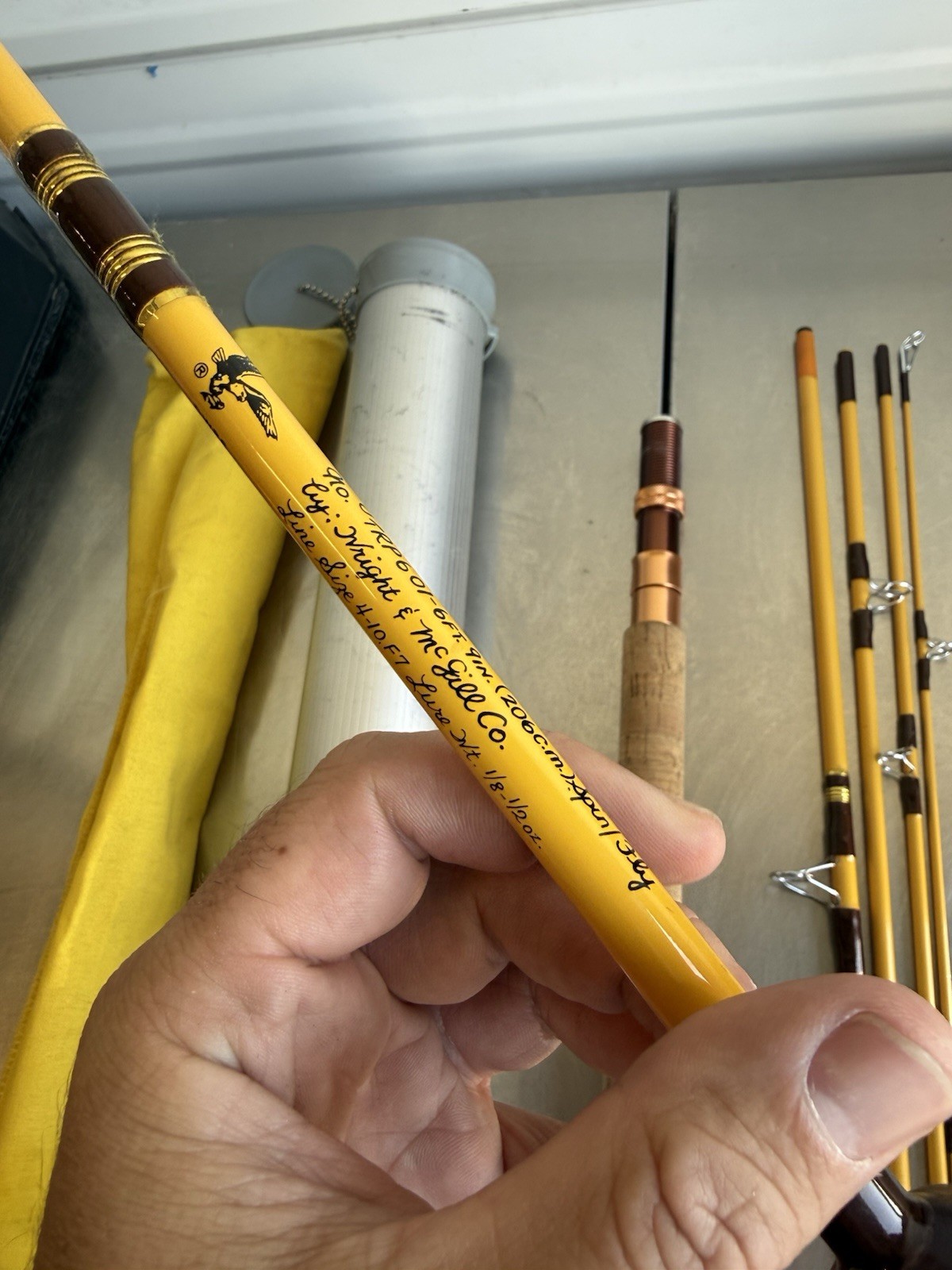 EAGLE CLAW TRAILMASTER TRP601 6’9″ SPIN/FLY 6PC ROD W/ TUBE & SOCK